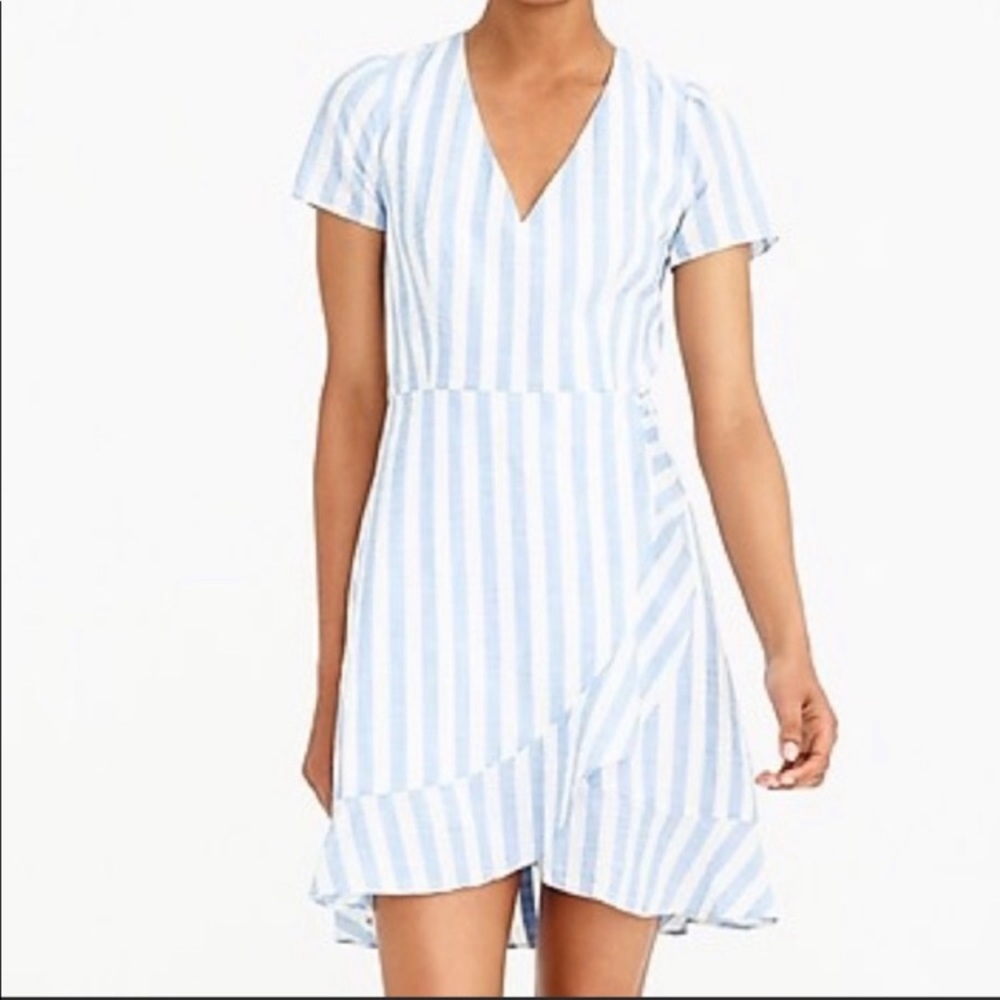 J. Crew striped linen sundress